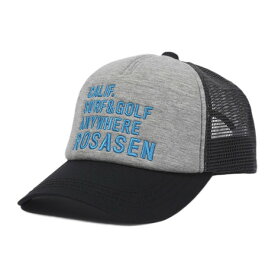 ROSASEN（メンズ）ゴルフ 吸汗 速乾 配色メッシュキャップ 046-58235