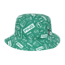 【11/11 1:59まで さらに最大P10倍】ピン（PING）（メンズ）ゴルフ 総柄 プリントハット 621-5187205