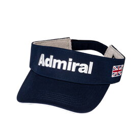アドミラル ゴルフ（Admiral GOLF）（メンズ）ゴルフ バイザー ロゴ刺しゅうベーシック ADMB324F-NVY