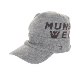 マンシングウエア（MUNSING WEAR）（メンズ）ゴルフ ツバ付き ニットキャップ MGBWJC07 GY00