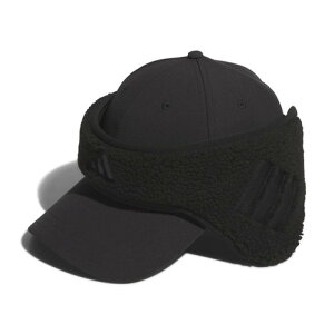 アディダス(adidas)(メンズ)帽子 撥水 耳当て付き 3 in 1キャップ KQE08-JY1592 BLK