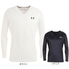 【1,500円OFFクーポン 5/25限定 2万円以上購入】アンダーアーマー（UNDER ARMOUR）（メンズ）ゴルフウェア インナー アイソチル フィッティド Vネック 長袖アンダーシャツ 1364334