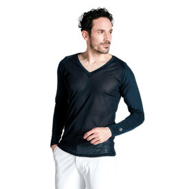 【12/11 01:59まで 全商品最大P10倍 要エントリー】マンシング（MUNSING）（メンズ）ゴルフウェア 吸水速乾 インナー Vネックアンダーシャツ MGMXJM02 NV00