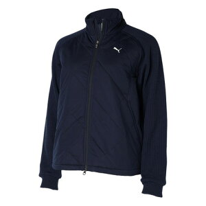 プーマ(PUMA)(レディース)ゴルフウェア アウター 保温 中綿 ハイパーストレッチPGフルジップジャケット 624968