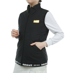 アドミラル ゴルフ(Admiral GOLF)(レディース)ゴルフウェア フリースコンビリバーシブルベスト ADLA375-BLK