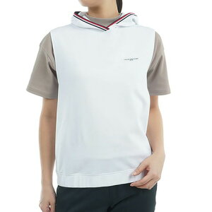 トミー ヒルフィガー ゴルフ(TOMMY HILFIGER GOLF)(レディース)ゴルフウェア バックロゴ フーディーベスト THLA502