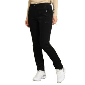 キャロウェイ(CALLAWAY)(レディース)ゴルフウェア 吸湿発熱 裏起毛 8WAYストレッチ モールスキンパンツ C23226204-1010