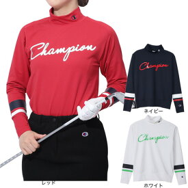 チャンピオン（CHAMPION）（レディース）ゴルフウェア 長袖モックネックシャツ CW-ZG401