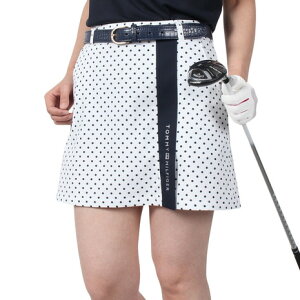 トミー ヒルフィガー ゴルフ(TOMMY HILFIGER GOLF)(レディース)ゴルフウェア ドット&フラワー プリントスカート THLA507