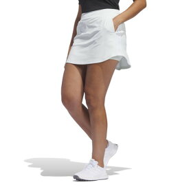 アディダス（adidas）（レディース）ゴルフウェア インナーパンツ付き U365 ツイストニット ピケ スカート IYW76-IP4211LGRN