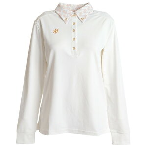 レザレクション(Resurrection)(レディース)ゴルフウェア 吸水速乾 GMカラー 長袖シャツ 22AWPS01-W WT