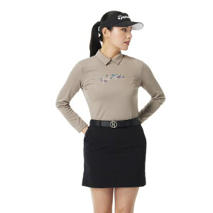 テーラーメイド(TAYLORMADE)(レディース)ゴルフウェア Tコントロールフラワーロゴ長袖ポロ M20382-TL534