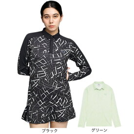 プーマ（PUMA）（レディース）ゴルフウェア 吸水速乾 シャドウキャット グラフィック 長袖ポロシャツ 635819