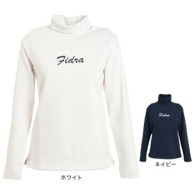 フィドラ（FIDRA）（レディース）ゴルフウェア 長袖 吸湿 発熱 消臭 ロールアップハイネックシャツ FD5NUG10