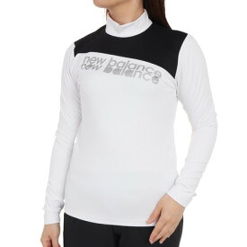ニューバランス（new balance）（レディース）ゴルフウェア モックネック プルオーバー 長袖シャツ 012-3267511-030