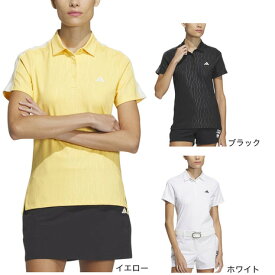 アディダス（adidas）（レディース）ゴルフウェア HEAT.RDY デボスグラフィックシャツ IKK60