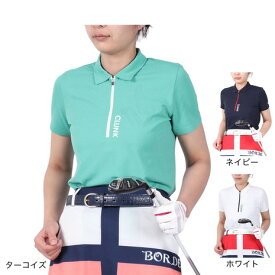 クランク（CLUNK）（レディース）ゴルフウェア 接触冷感 半袖 成形ポロシャツ CL5PUG04