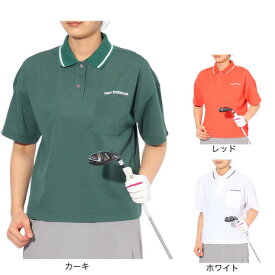 ニューバランス（new balance）（レディース）ゴルフウェア 吸水速乾 ハーフスリーブ ビッグポロシャツ 012-5160501