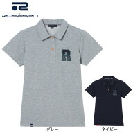 ROSASEN（レディース）ゴルフウェア 鹿の子ダンボール 半袖ポロシャツ 045-24841-25AW