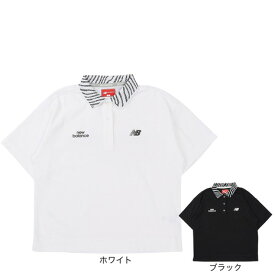 ニューバランス（new balance）（レディース）ゴルフウェア 半袖ビッグポロシャツ 012-6160501