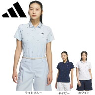 アディダス（adidas）（レディース）ゴルフウェア CC モノグラム 半袖シャツ SF640