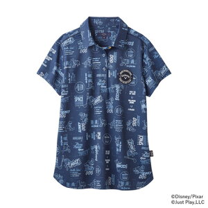 キャロウェイ(CALLAWAY)(レディース)ゴルフウェア Callaway/Toy Story COLLECTION 総柄 半袖 ポロシャツ C25134231