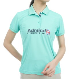 【6万円以上6,000円OFFクーポン 4/24 20時から28h限定】アドミラル ゴルフ（Admiral GOLF）（レディース）ゴルフウェア ベーシックフロントロゴ 半袖ポロシャツ ADLA315-MTGRN