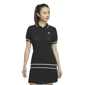 アディダス（adidas）（レディース）ゴルフウェア 半袖 ULT365 プライムニットパフスリーブポロ IKJ63