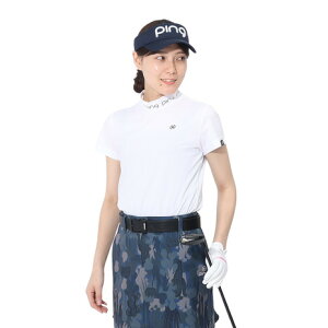 ピン(PING)(レディース)ゴルフウェア 機能性 半袖モックネック ハイネックシャツ 622-4167216