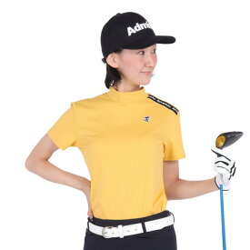 【6万円以上6,000円OFFクーポン 4/24 20時から28h限定】アドミラル ゴルフ（Admiral GOLF）（レディース）ゴルフウェア テープロゴ モックネックシャツ ADLA233-ORG