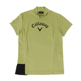 キャロウェイ（CALLAWAY）（レディース）ゴルフ 吸汗速乾 裏クール アイレットカノコ半袖モックネックシャツ C24134209-1181