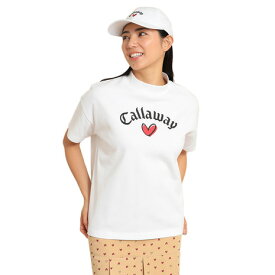 キャロウェイ（CALLAWAY）（レディース）ゴルフウェア 半袖モックネックシャツ C24134221-1030