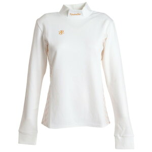 レザレクション(Resurrection)(レディース)ゴルフウェア GMサイドライン モックネック長袖シャツ 22AWIN04-W WT