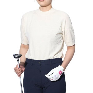 エピキュール(epicure)(レディース)ゴルフウェア 14GG天竺半袖モックネック 152-11241