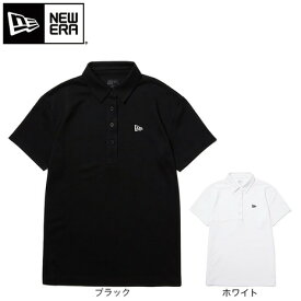 ニューエラ（NEW ERA）（レディース）ゴルフウェア 半袖 ポロシャツ バーチカル ロゴ 14391424 14391425