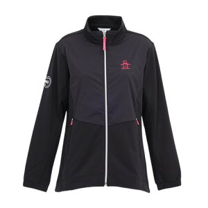 マンシング(MUNSING)(レディース)ゴルフウェア 長袖 EASY MIDDLER スタンドジップ ハイブリットカットソー MG5FSW22L