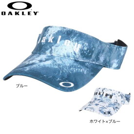 オークリー（OAKLEY）（レディース）ゴルフ 吸汗速乾 接触冷感 Elevate グラフィック サンバイザー 25.0 FOS800066