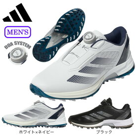 【3/11 1:59まで 全商品最大P10倍 要エントリー】アディダス（adidas）（メンズ）アディゼロ ZG ロー ボア ゴルフシューズ JS1767