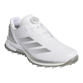アディダス（adidas）（メンズ）ゴルフシューズ アディゼロ ZG ロウ ボア スパイクレス JS1766 W/GRY