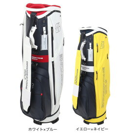 ブリヂストンゴルフ（BRIDGESTONE GOLF）（メンズ、レディース）ゴルフ キャディバッグ カート式 9.5型 6分割 軽量カジュアルモデル 2023 CBG322