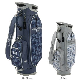 トランスコンチネンツ（TRANS CONTINENTS）（メンズ）ゴルフ キャディバッグ 軽量 カート式 9型 5分割 TCCB-016
