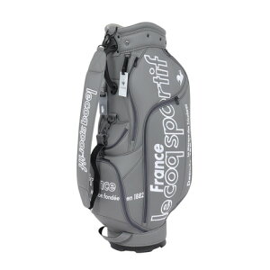 ルコックスポルティフ(lecoqsportif)(メンズ)ゴルフ グラフィックデザイン キャディバッグ 大口径モデル 9.5型 LG4FCB02M GY00