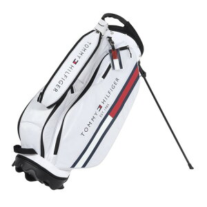 トミー ヒルフィガー ゴルフ(TOMMY HILFIGER GOLF)(メンズ、レディース)ゴルフ 軽量 スタンド キャディバッグ ベーシック THMG4SC6-WHT
