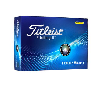 タイトリスト(TITLEIST)(メンズ)ゴルフボール ツアーソフト 24 TOUR SOFT YELLOW 3P T4114S-3PJ ダース(12個入り)