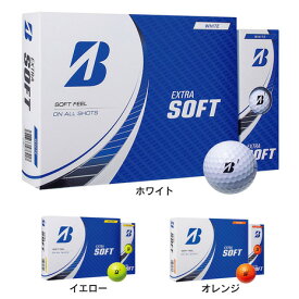 ブリヂストンゴルフ（BRIDGESTONE GOLF）（メンズ、レディース、キッズ）ゴルフボール EXTRA SOFT 12P ダース(12個入り)