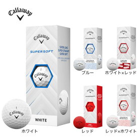 キャロウェイ（CALLAWAY）（メンズ、レディース、キッズ）ゴルフボール SUPERSOFT 25 3B スリーブ(3個入り)