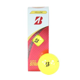 ブリヂストンゴルフ（BRIDGESTONE GOLF）（メンズ、レディース）ゴルフボール 25 SUPER STRAIGHT 3P スリーブ(3個入り)