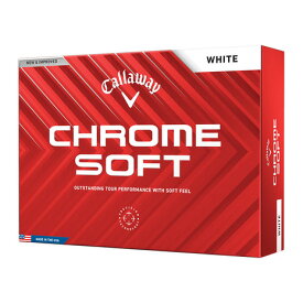 【最大1万Pバック エントリー＆抽選 12/15限定】キャロウェイ（CALLAWAY）（メンズ）ゴルフボール クロムソフト CHROME SOFT ダース(12個入り)