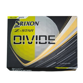 スリクソン（SRIXON）（メンズ）ゴルフボール ゼットスター Z-STAR9 ディバイド SN ZS9 DIV WY ダース(12個入り)