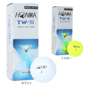 本間ゴルフ（HONMA）（メンズ）ゴルフボール TW-S 2024 BTQ2403 スリーブ(3個入り)
